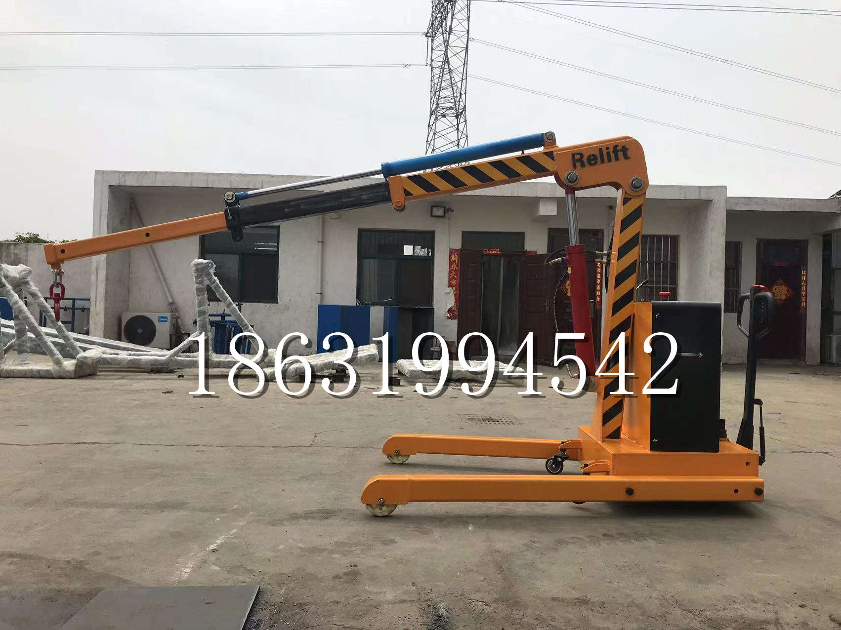 学甲区久征定做3吨三轮随车吊 农用园林绿化移树吊 平板工程用小吊机