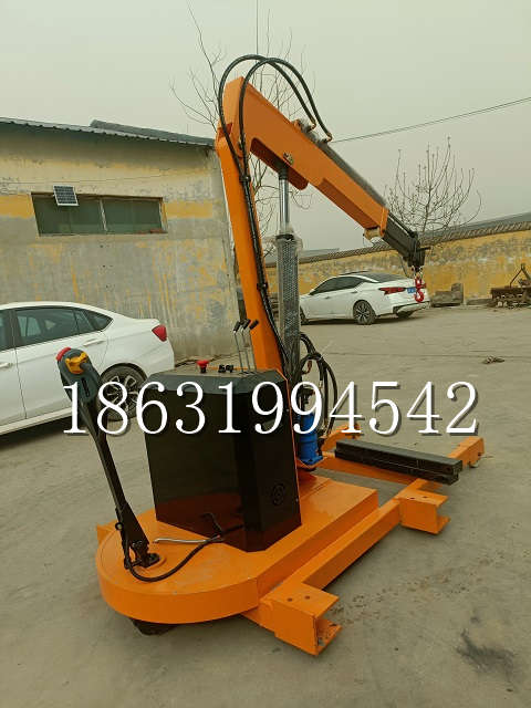 学甲区自卸车厢随车吊 自制轮式四不像起重机 四驱平板吊 5吨 贵盛